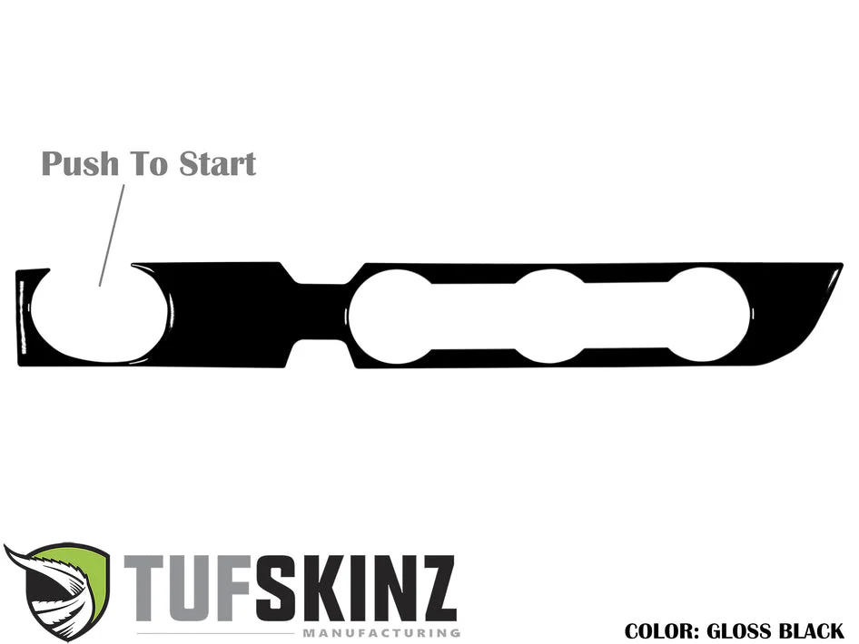 Tufskinz Climate Control Accent Trim with 2-Wheel Drive and Push to Start for Tacoma (2016-2023) - Image 13