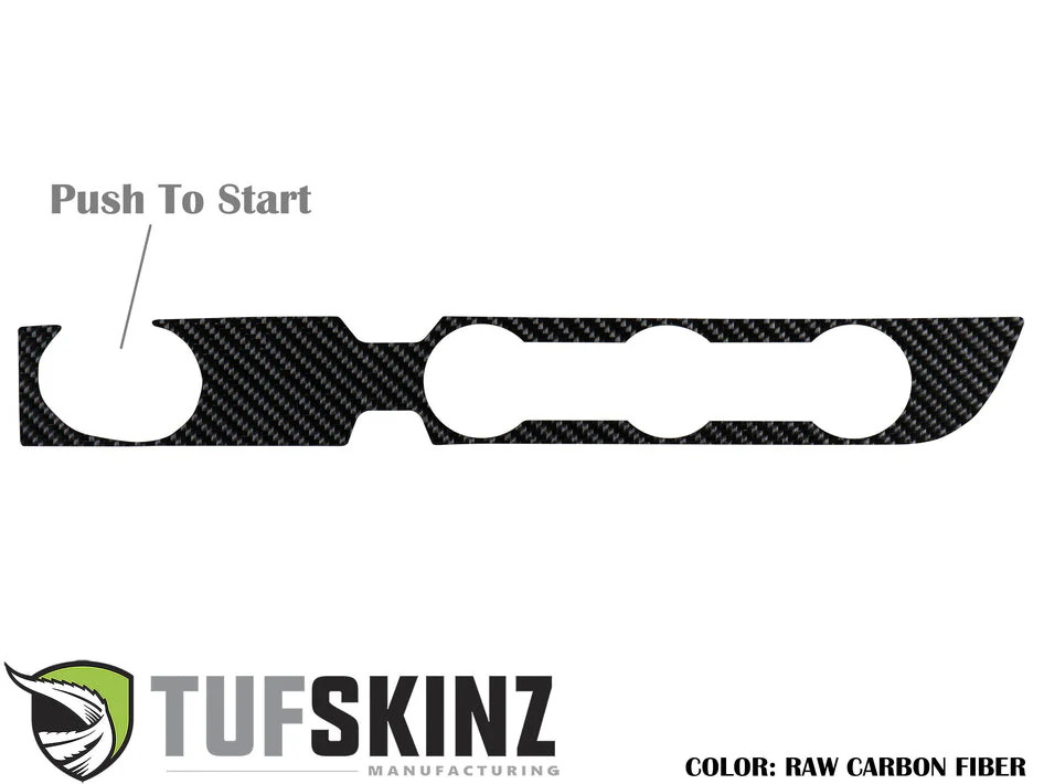 Tufskinz Climate Control Accent Trim with 2-Wheel Drive and Push to Start for Tacoma (2016-2023) - Image 20