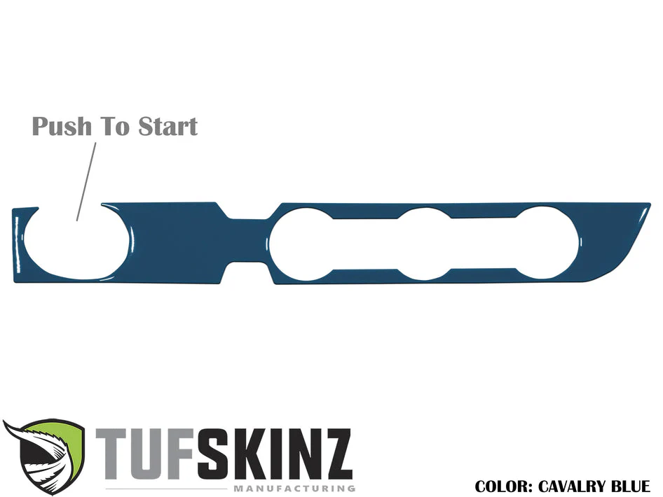 Tufskinz Climate Control Accent Trim with 2-Wheel Drive and Push to Start for Tacoma (2016-2023) - Image 3
