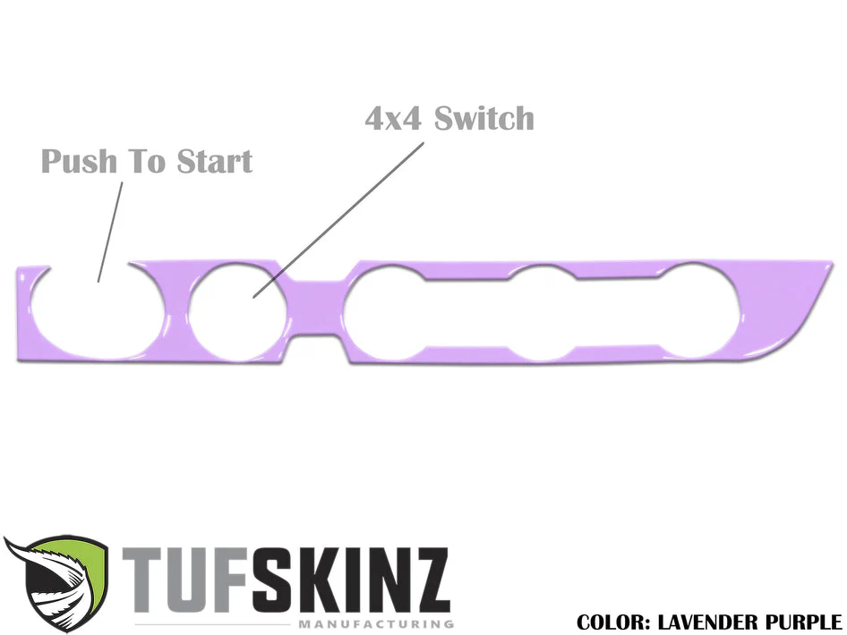Tufskinz Climate Control with 4-Wheel Drive and Push to Start Accent Trim for  Tacoma (2016-2023) - Image 18