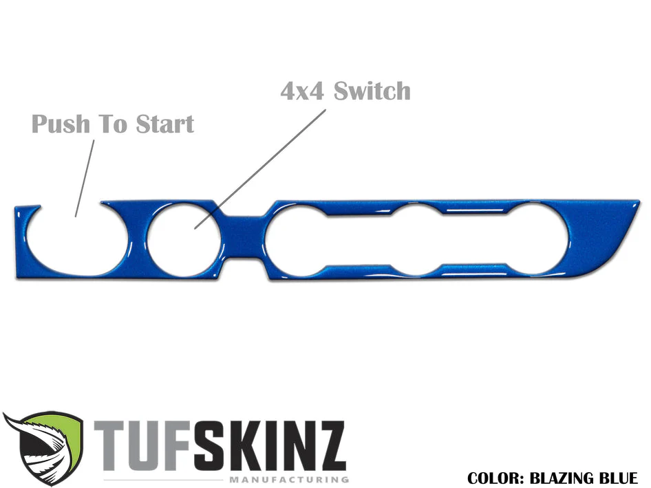 Tufskinz Climate Control with 4-Wheel Drive and Push to Start Accent Trim for  Tacoma (2016-2023) - Image 3