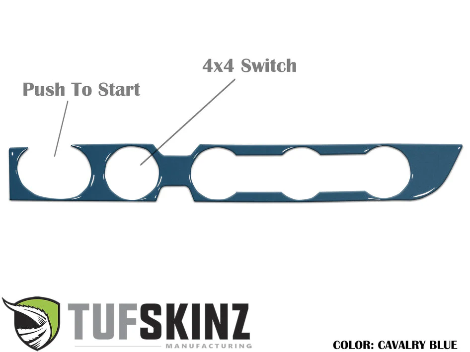 Tufskinz Climate Control with 4-Wheel Drive and Push to Start Accent Trim for  Tacoma (2016-2023) - Image 4