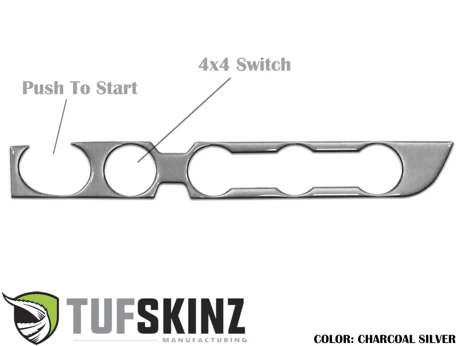 Tufskinz Climate Control with 4-Wheel Drive and Push to Start Accent Trim for  Tacoma (2016-2023) - Image 7