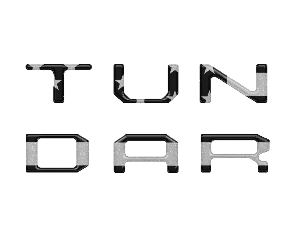 Tufskinz Dual Climate Control Radio Letter Inserts for Tundra (2014-2021) - Image 13