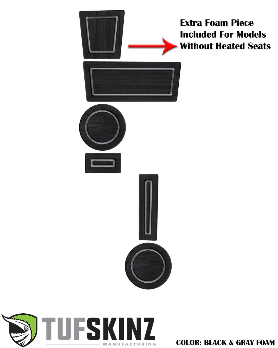 Tufskinz FOAM Cup Holder Inserts (4WD with Shifter Boot) For 4Runner (2010-2024) - Image 3