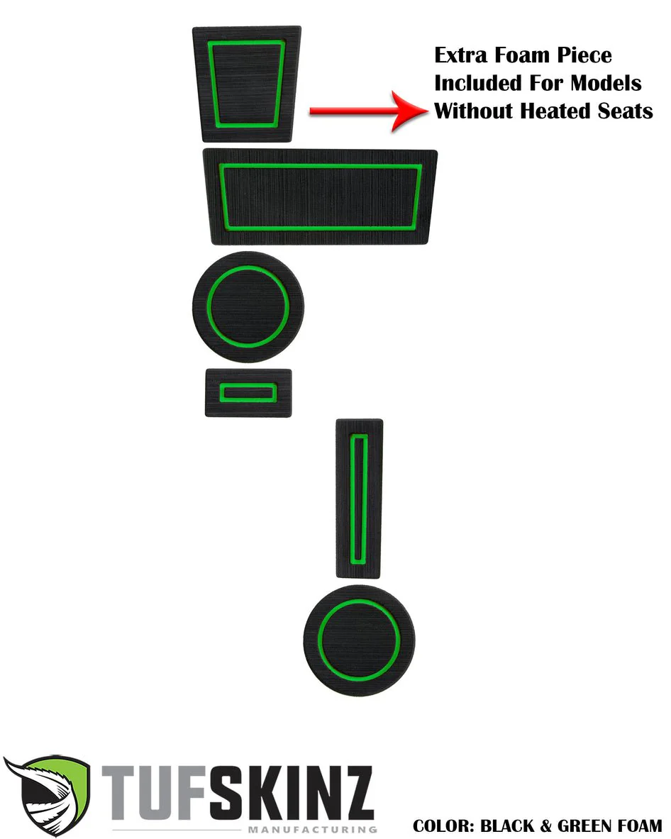 Tufskinz FOAM Cup Holder Inserts (4WD with Shifter Boot) For 4Runner (2010-2024) - Image 4