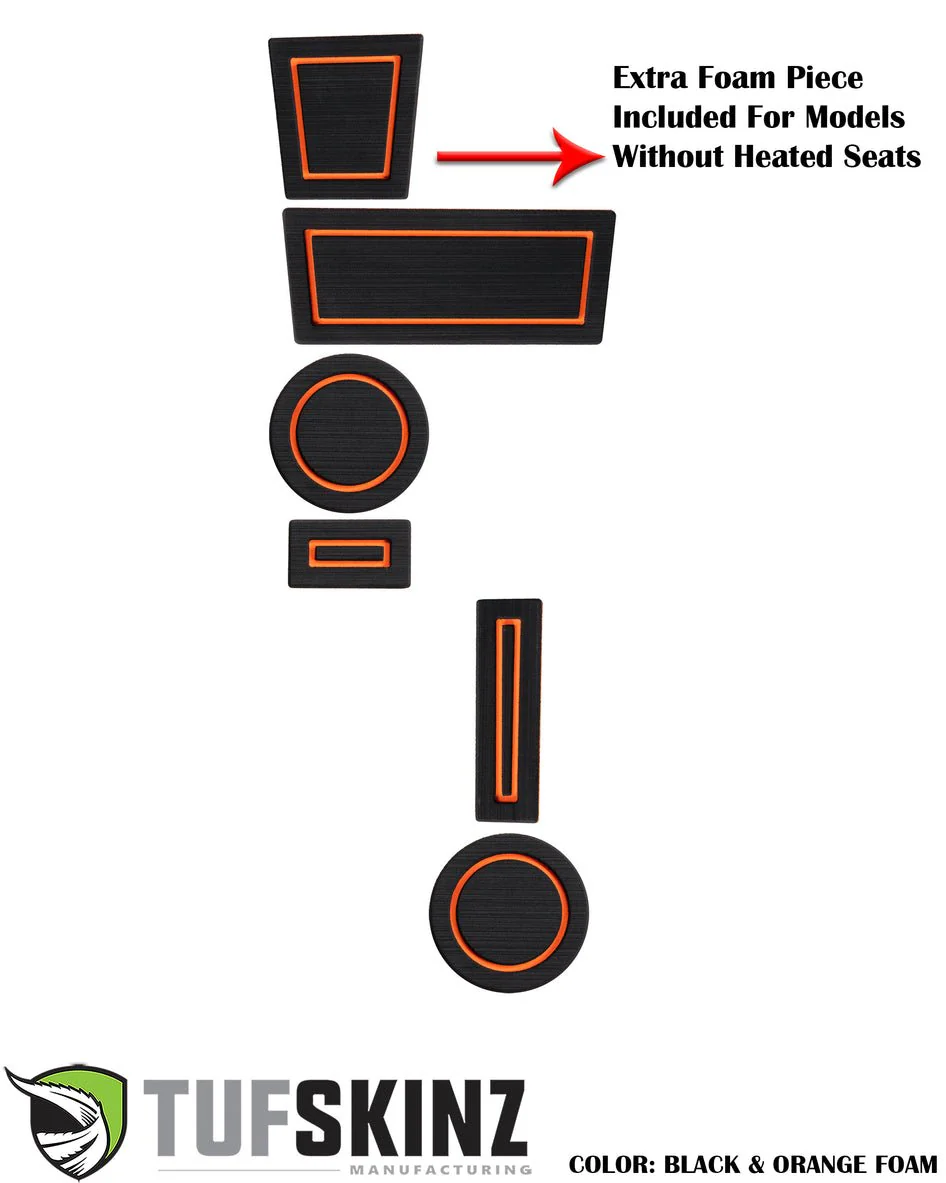 Tufskinz FOAM Cup Holder Inserts (4WD with Shifter Boot) For 4Runner (2010-2024) - Image 5