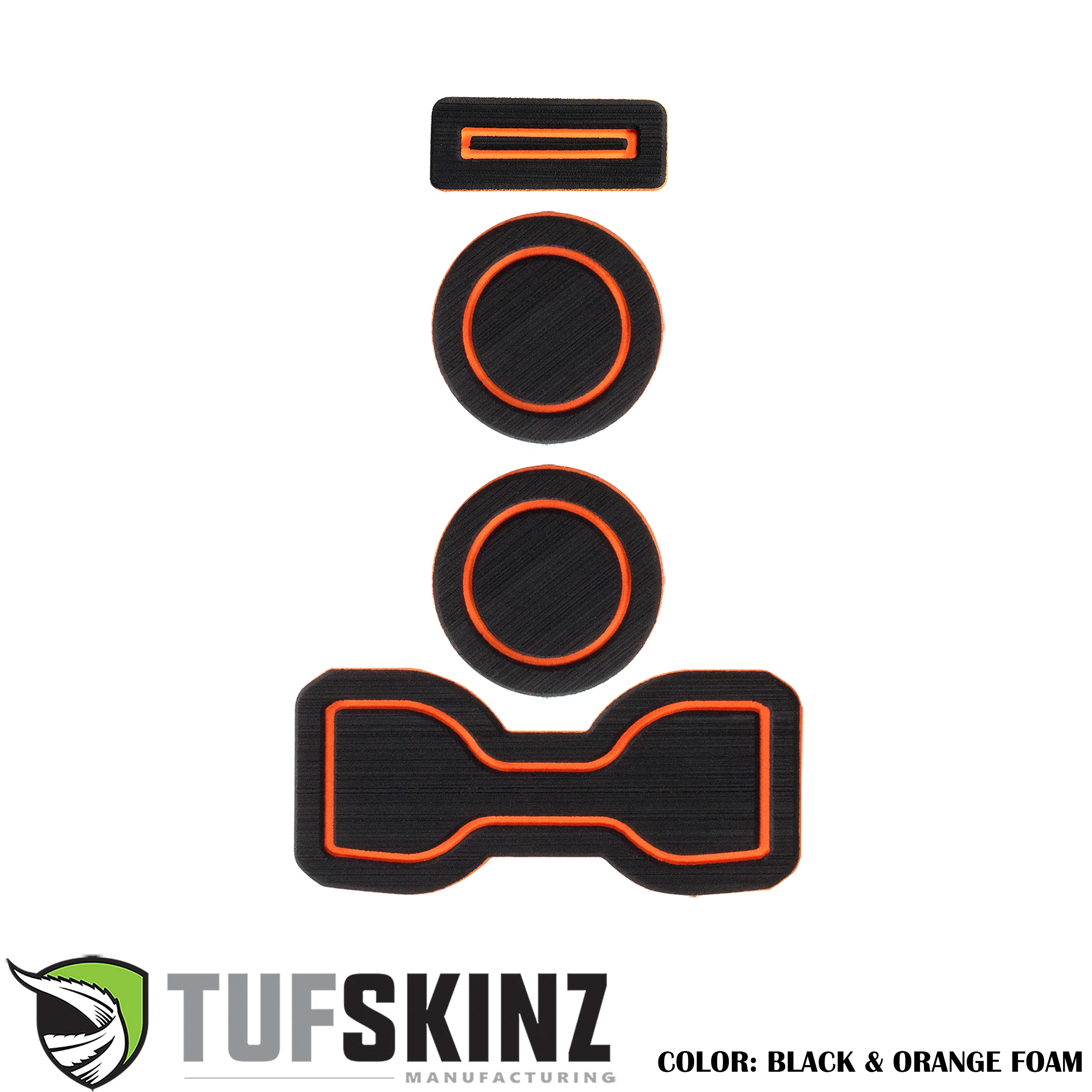 Tufskinz FOAM Cup Holder Inserts(Manual/QI Charger) Inserts for  Tacoma (2016-2023) - Image 5
