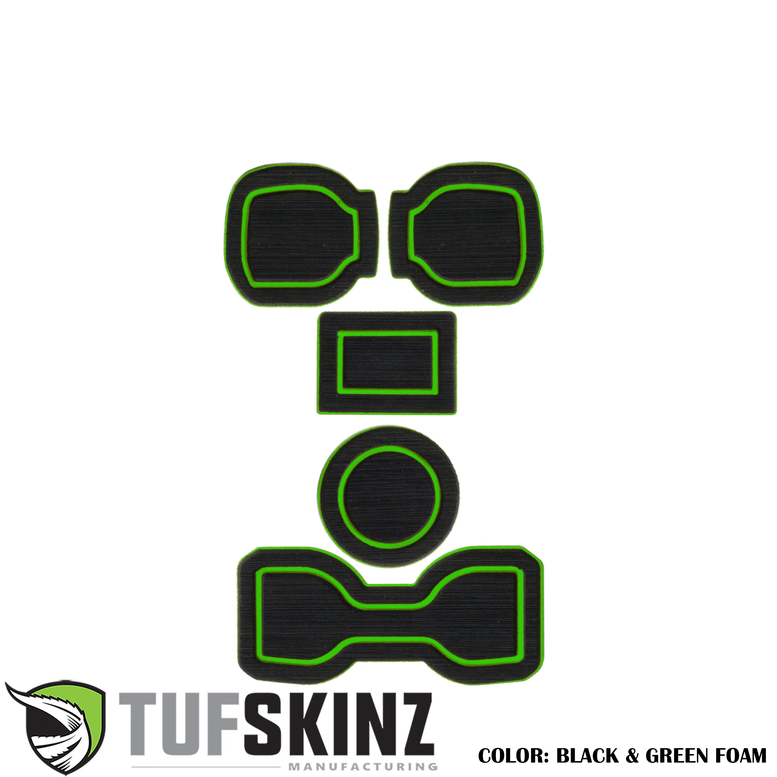 Tufskinz FOAM Cup holder inserts with QI Charger(Automatic) Inserts for  Tacoma (2016-2023) - Image 5