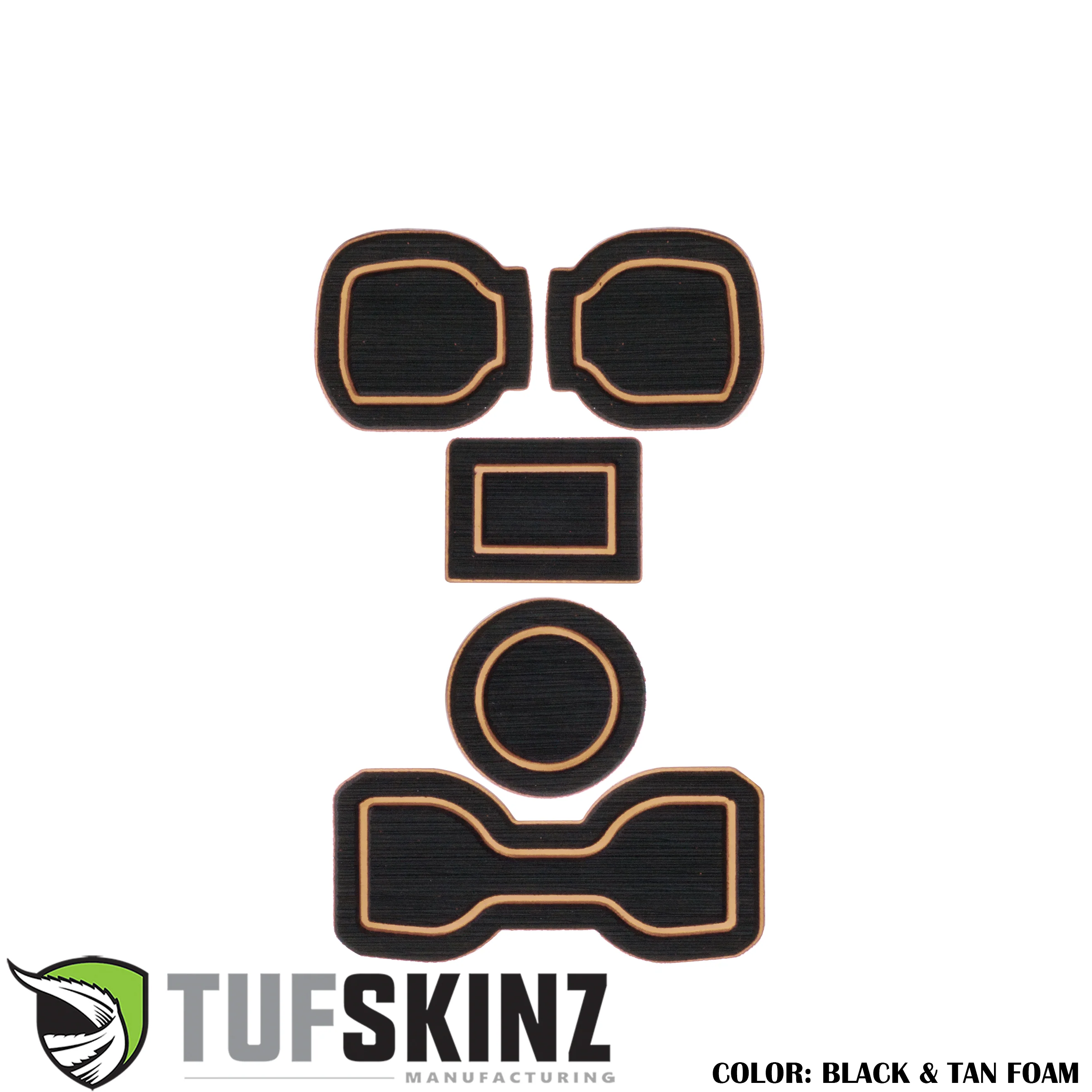 Tufskinz FOAM Cup holder inserts with QI Charger(Automatic) Inserts for  Tacoma (2016-2023) - Image 9