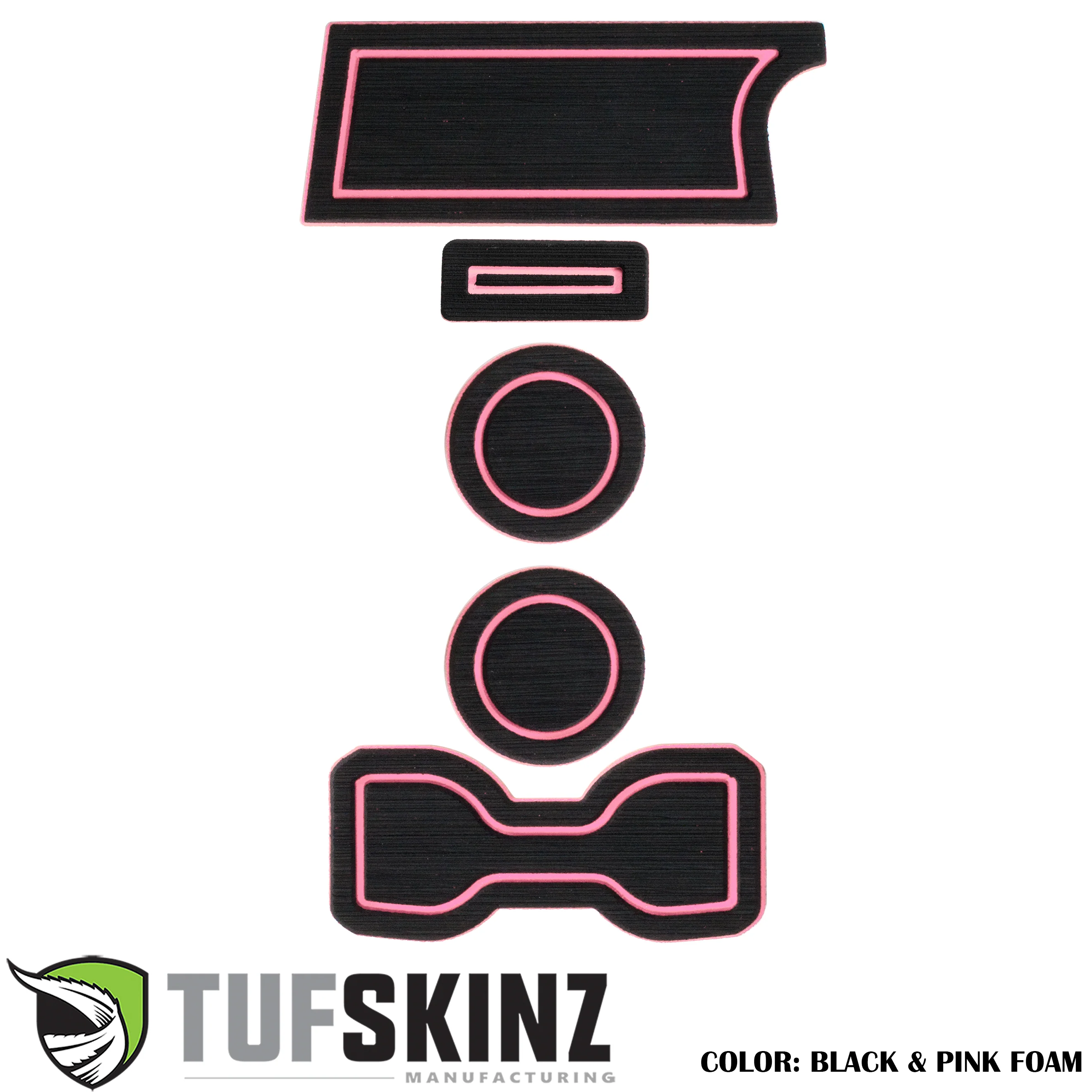 Tufskinz FOAM Cup Holder Inserts(Without QI Charger/Manual) Inserts for  Tacoma (2016-2023 - Image 6