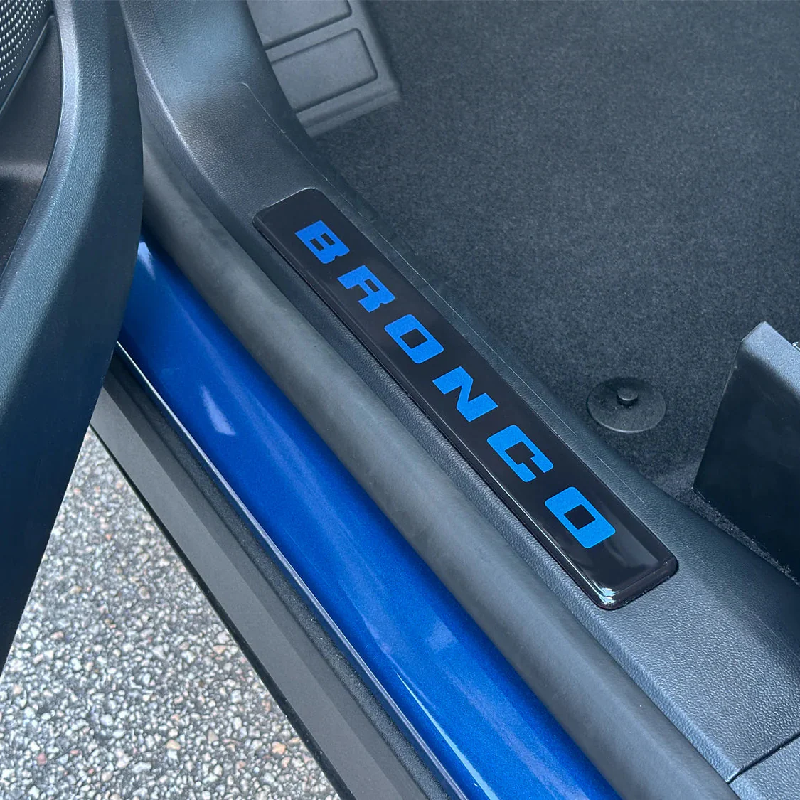Tufskinz Front Door Sill Accent Overlays for Ford Bronco Sport (2021-2024) - Image 2