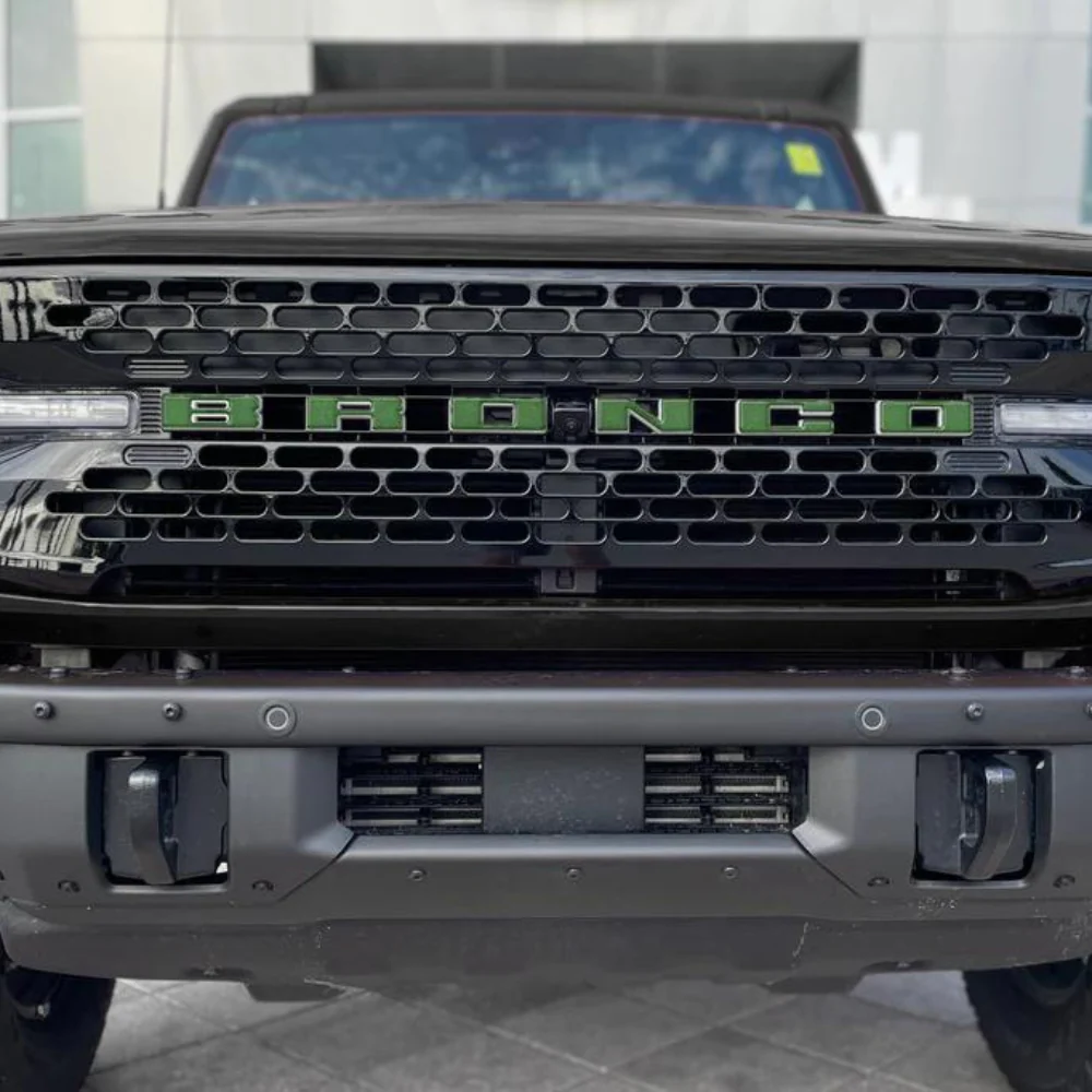 Tufskinz Front Grille Letter Overlays for Ford Bronco (2021-2026) - Image 12