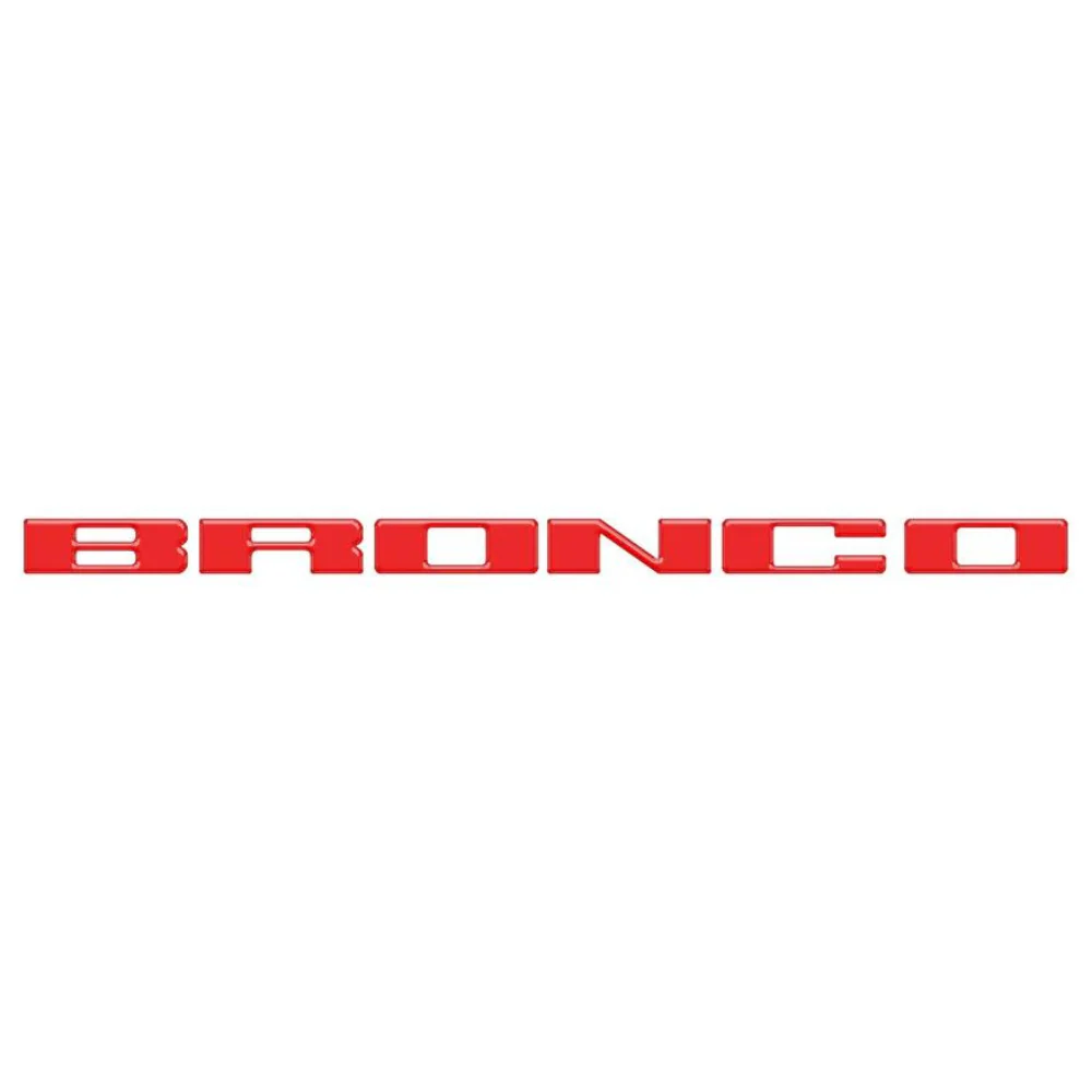 Tufskinz Front Grille Letter Overlays for Ford Bronco (2021-2026) - Image 3