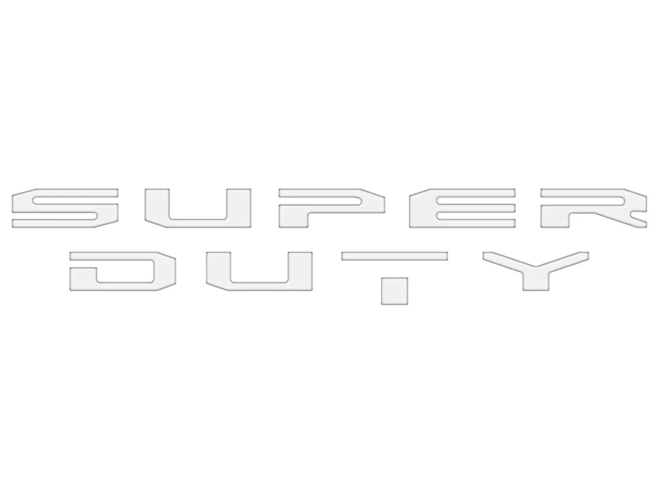 Tufskinz Glove Box Letter Inserts for Ford Super Duty (2017-2022) - Image 14