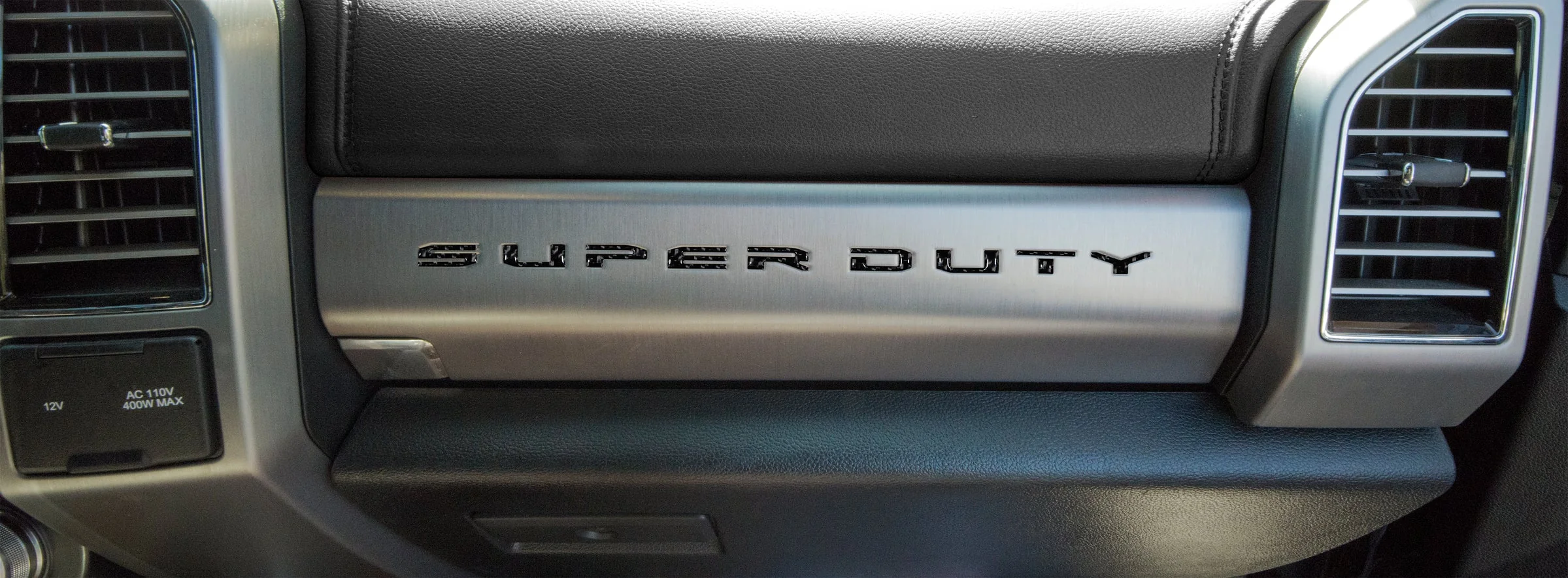 Tufskinz Glove Box Letter Inserts for Ford Super Duty (2017-2022) - Image 2