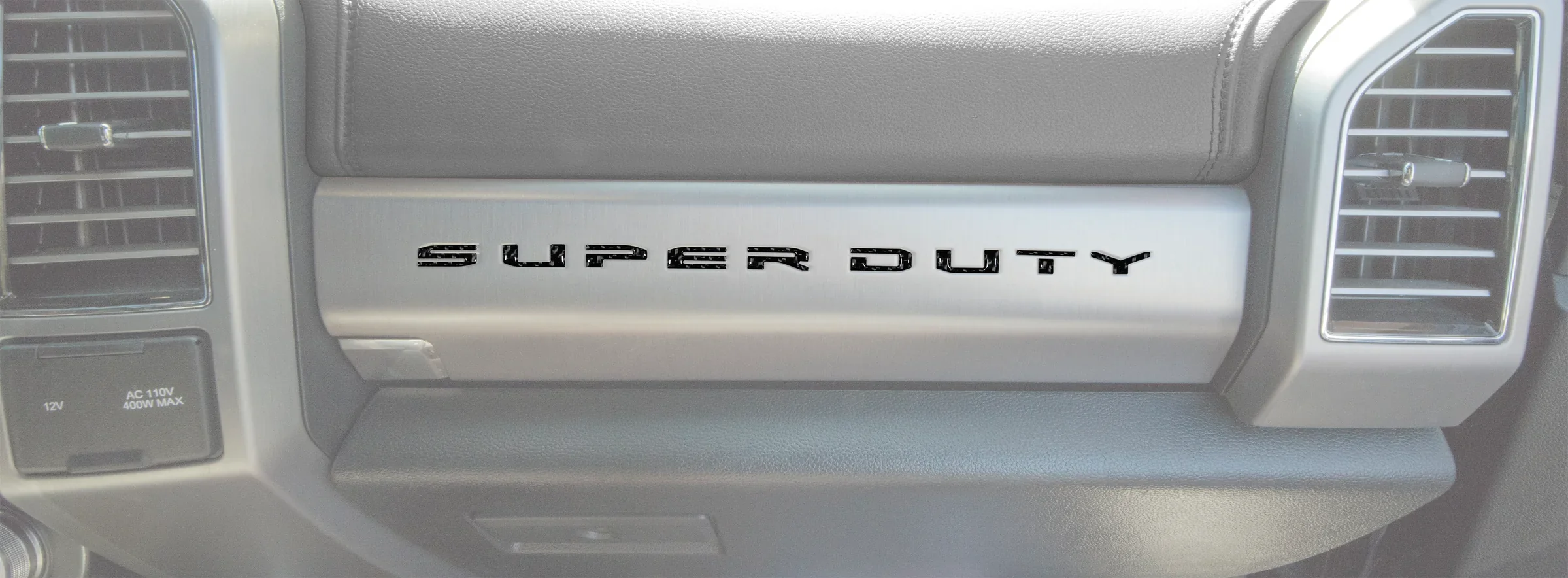 Tufskinz Glove Box Letter Inserts for Ford Super Duty (2017-2022) - Image 3