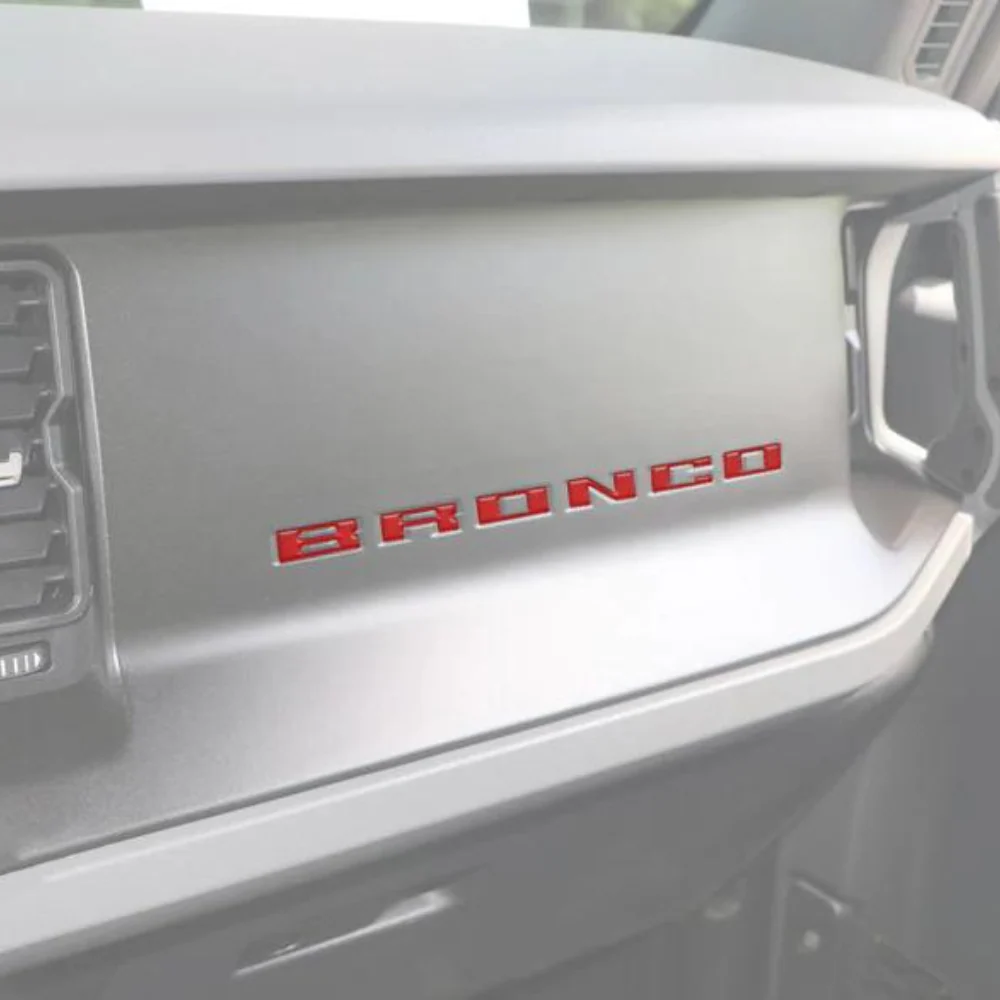 Tufskinz Glove Box Letters Inserts for Ford Bronco (2021-2026)