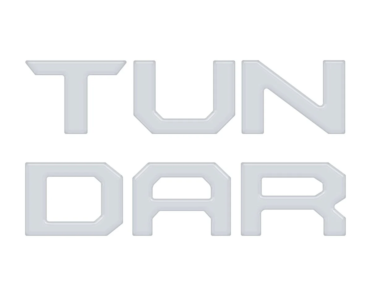 Tufskinz Lower Grille Letter Inserts for Tundra (2022-2026) - Image 12