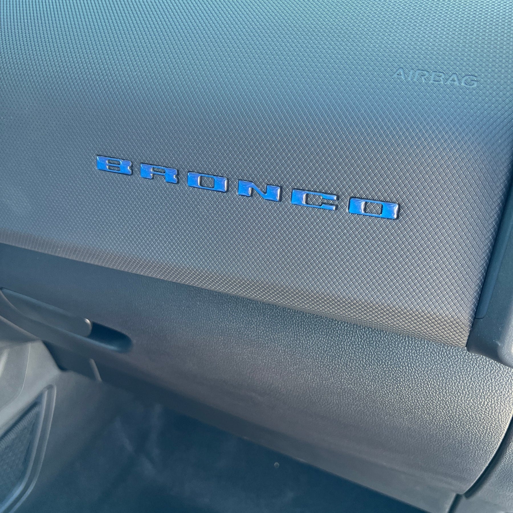 Tufskinz Passenger Dash Letter Inserts for Bronco Sport (2025-2026) - Image 3