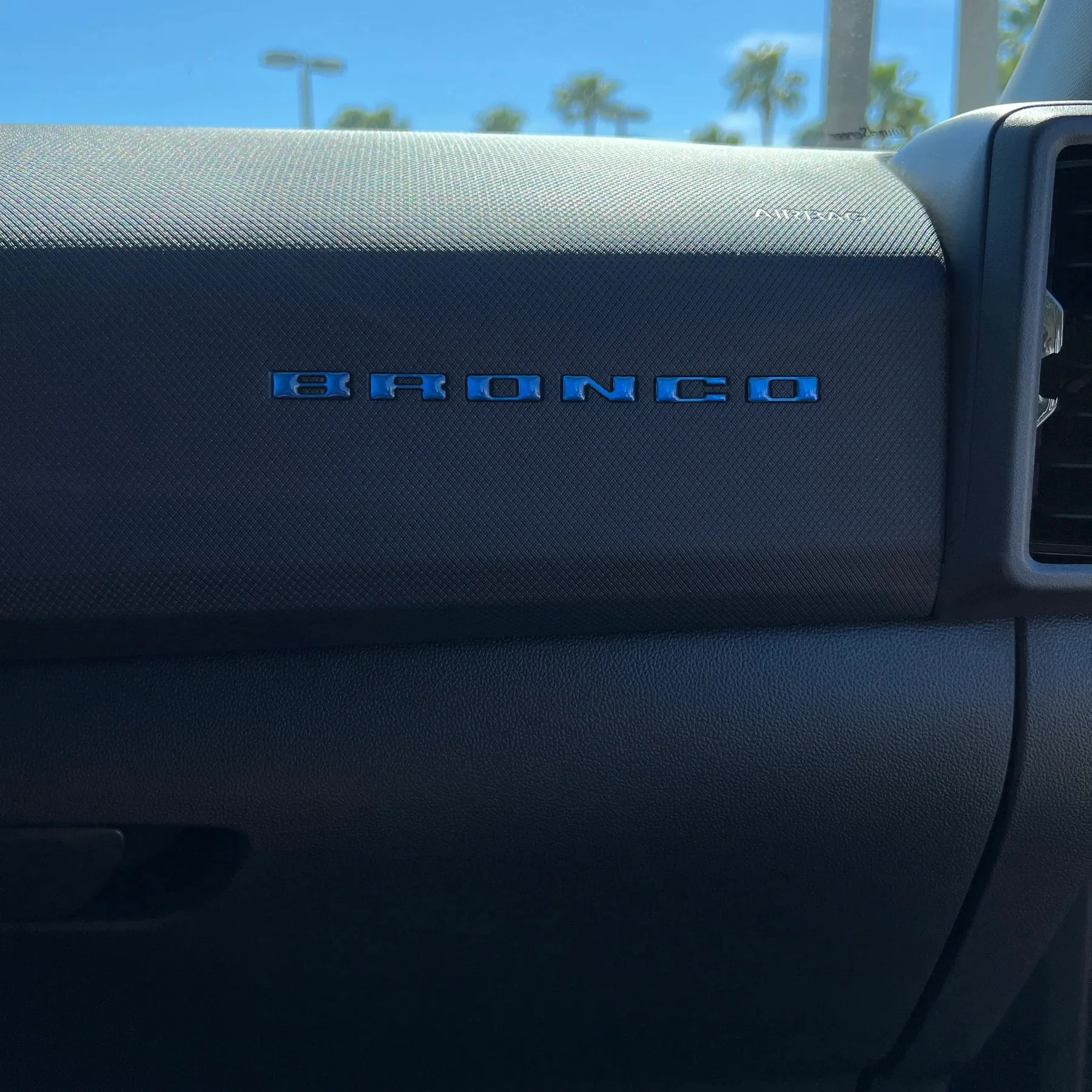 Tufskinz Passenger Dash Letter Inserts for Bronco Sport (2025-2026) - Image 4