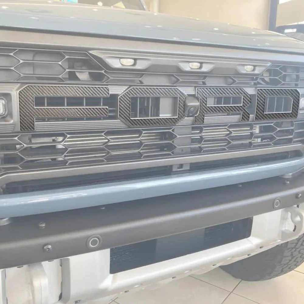 Tufskinz Raptor Front Grille Letter Overlays for Ford Bronco (2022-2026) - Image 4