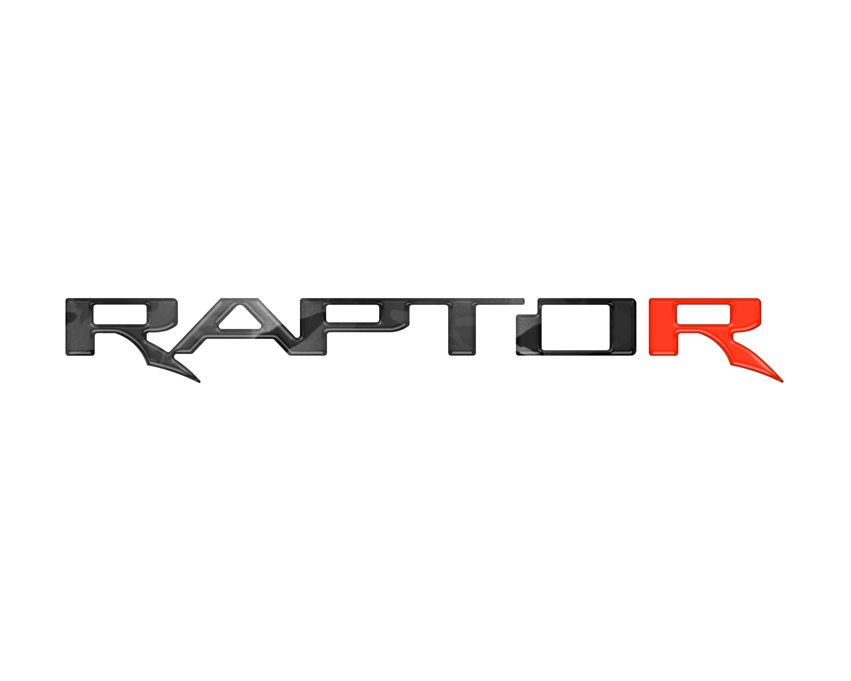 Tufskinz Raptor Tailgate Emblem Inserts for Ford F-150 Raptor (2017-2026) - Image 4