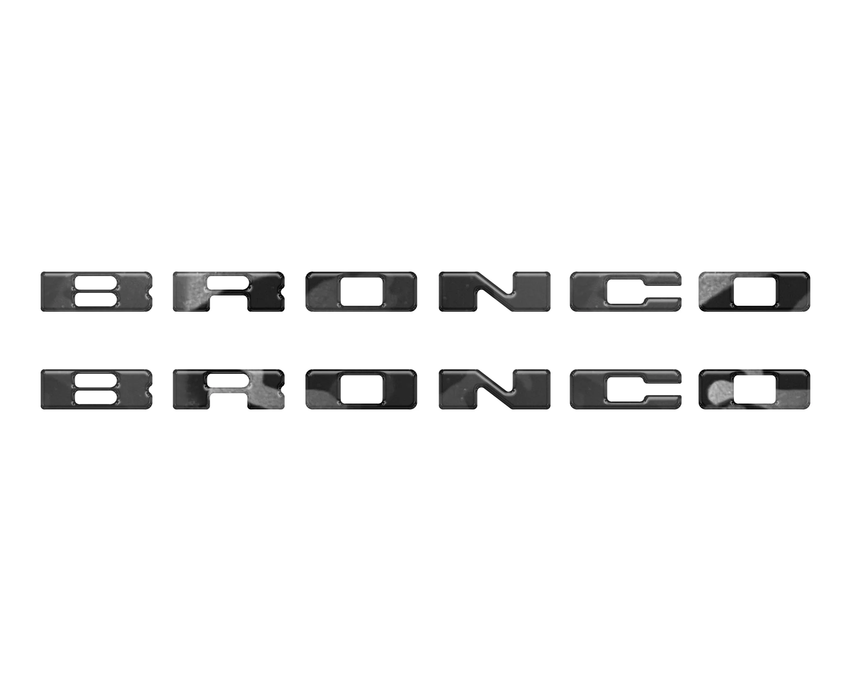 Tufskinz Rear Mudflap Letter Overlays for Ford Bronco Sport (2021-2026) - Image 20