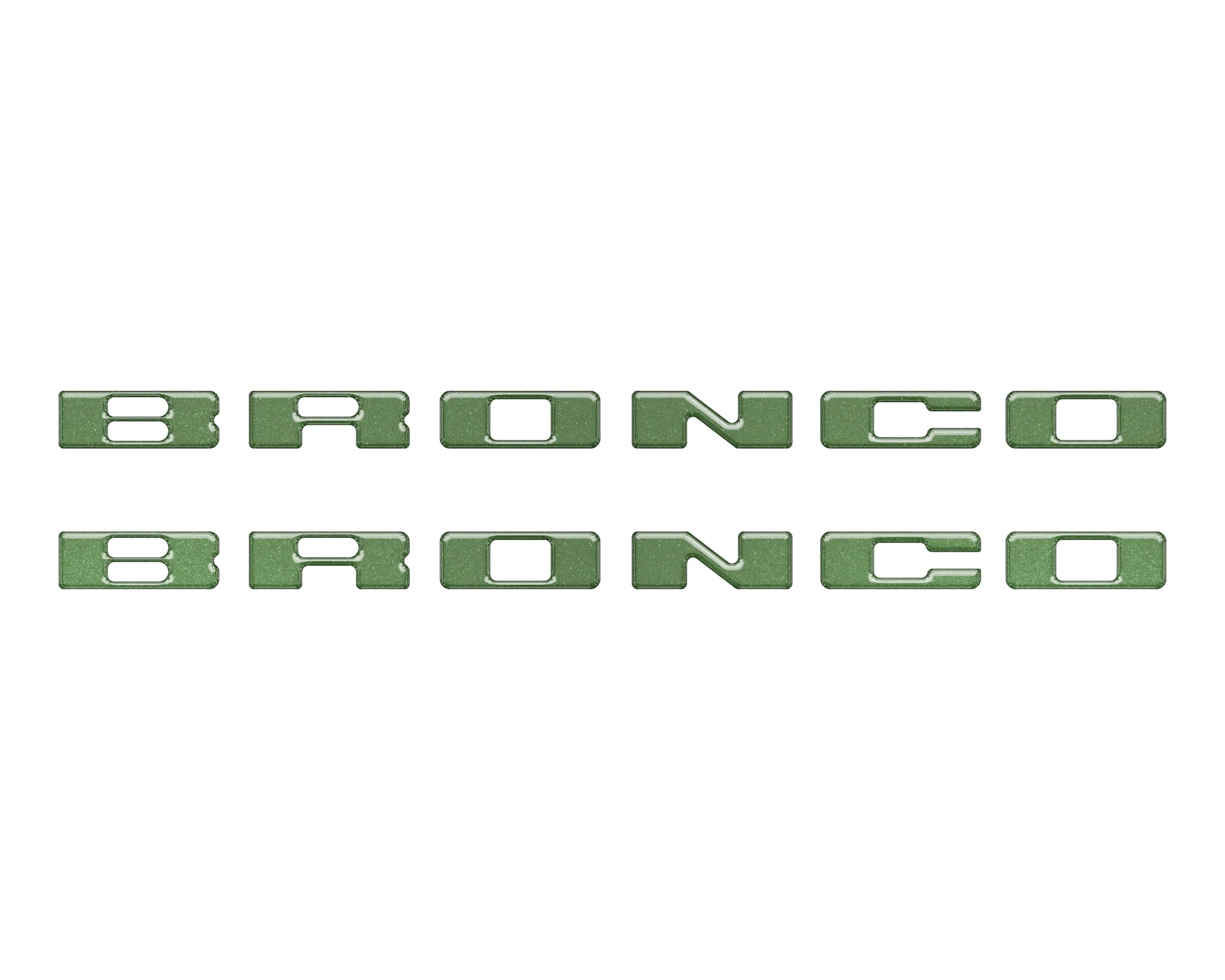 Tufskinz Rear Mudflap Letter Overlays for Ford Bronco Sport (2021-2026) - Image 6