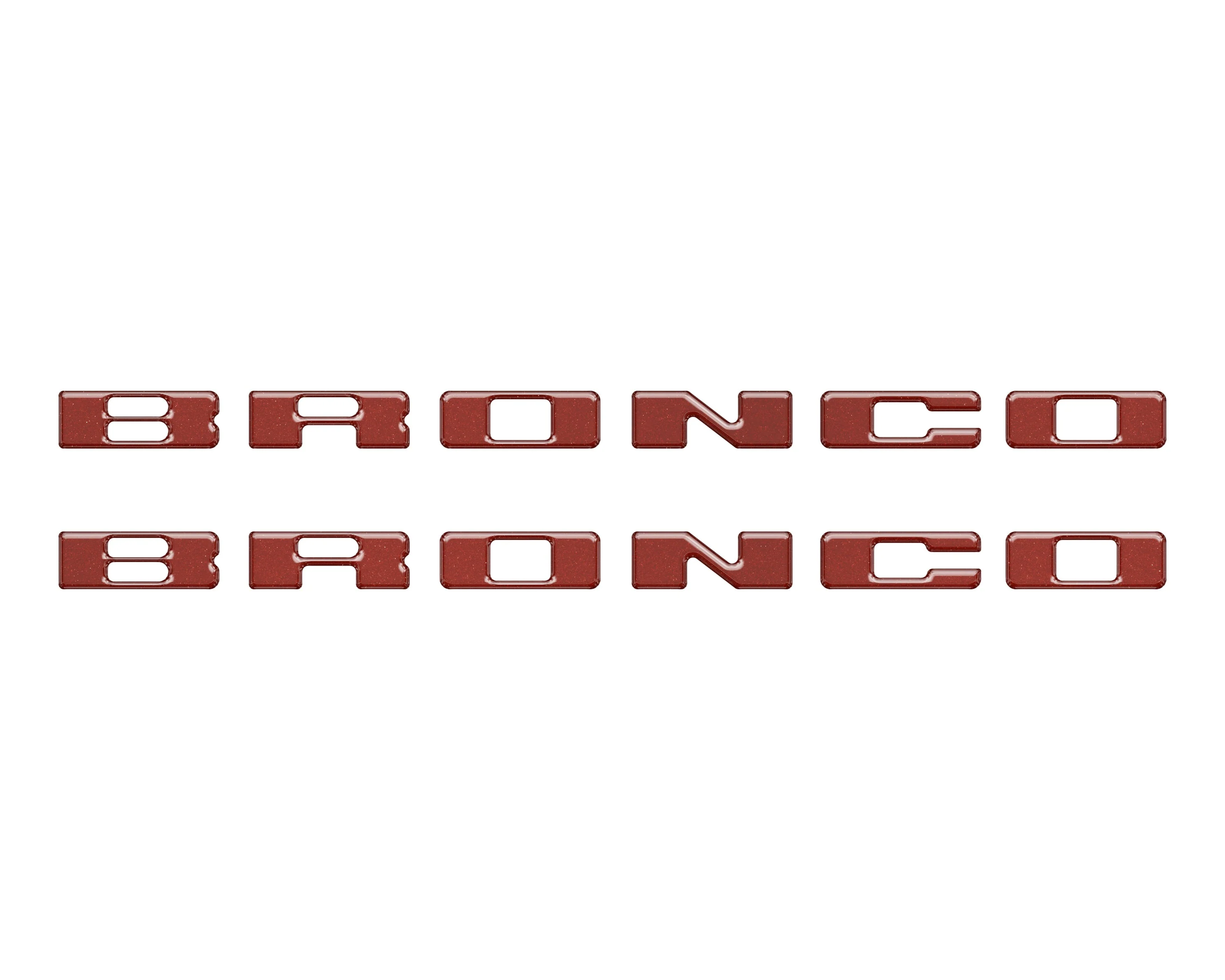 Tufskinz Rear Mudflap Letter Overlays for Ford Bronco Sport (2021-2026) - Image 7