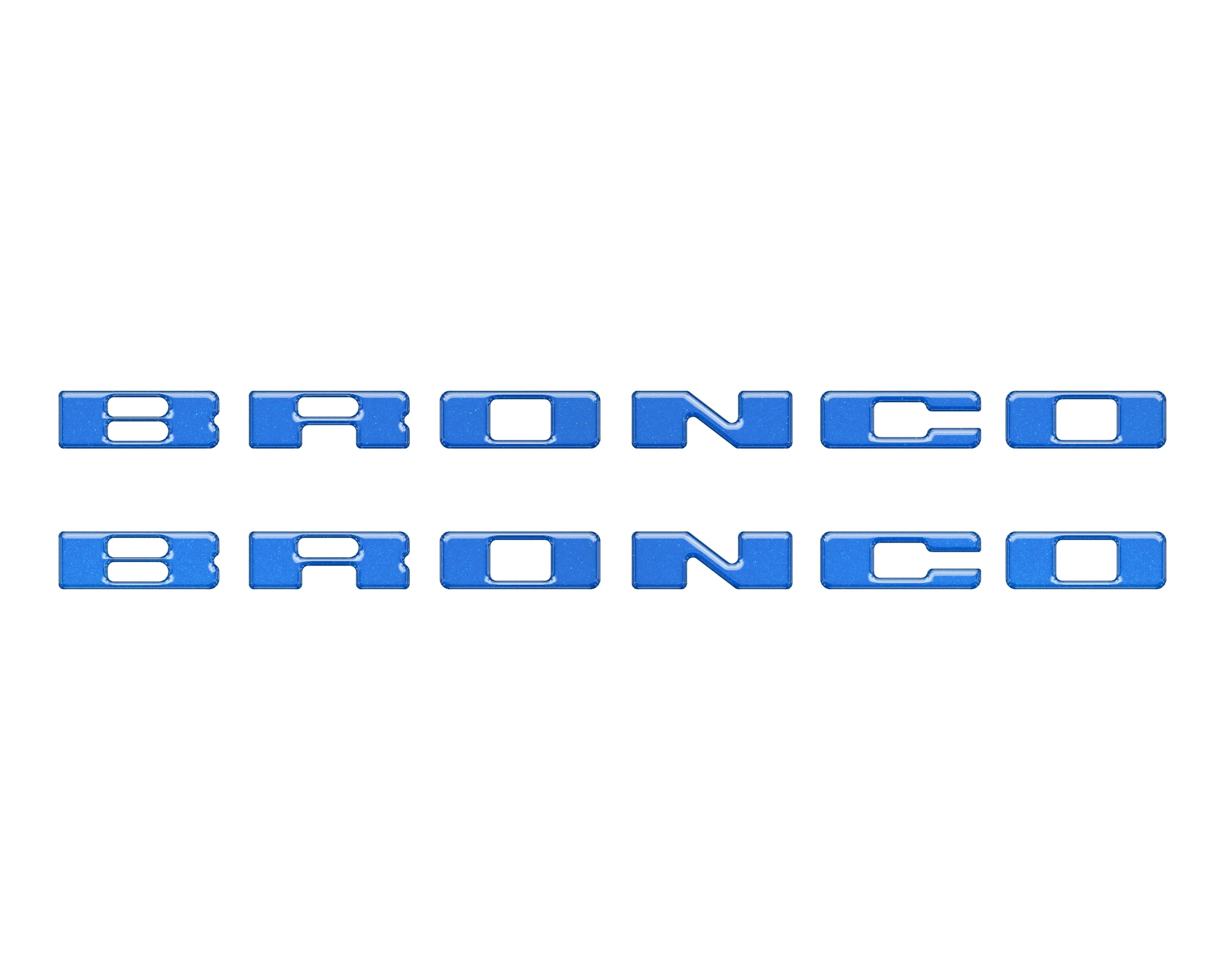 Tufskinz Rear Mudflap Letter Overlays for Ford Bronco Sport (2021-2026) - Image 8