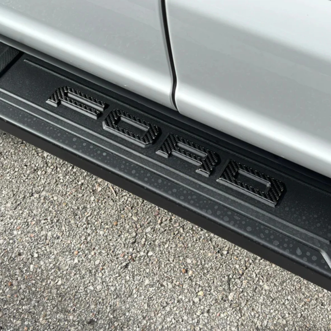 Tufskinz Running Board Letter Inserts for Super Duty & F-150 (2023-2025) - Image 2
