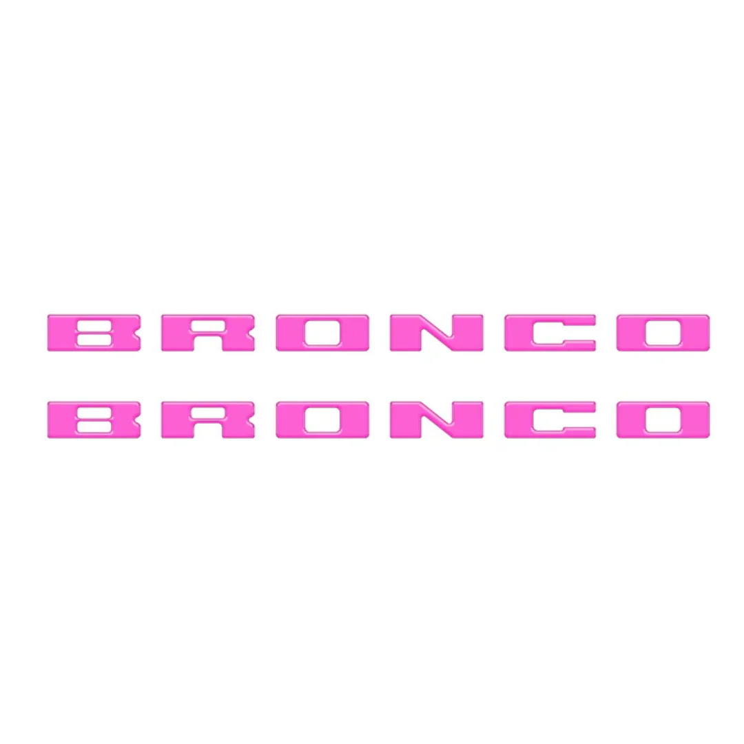 Tufskinz Running Board Letter Inserts/Overlays for Ford Bronco (2021-2026) - Image 15