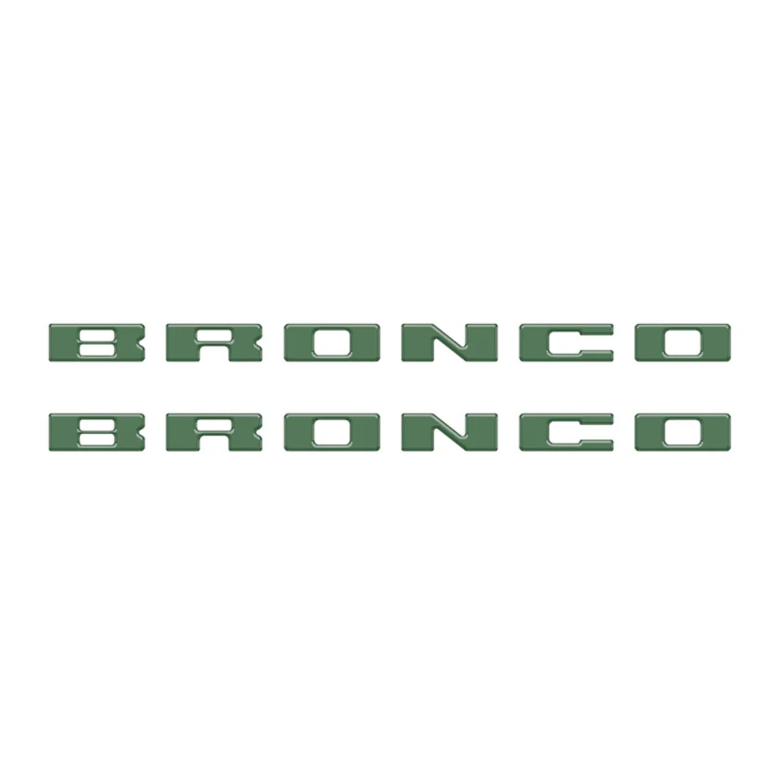 Tufskinz Running Board Letter Inserts/Overlays for Ford Bronco (2021-2026) - Image 24