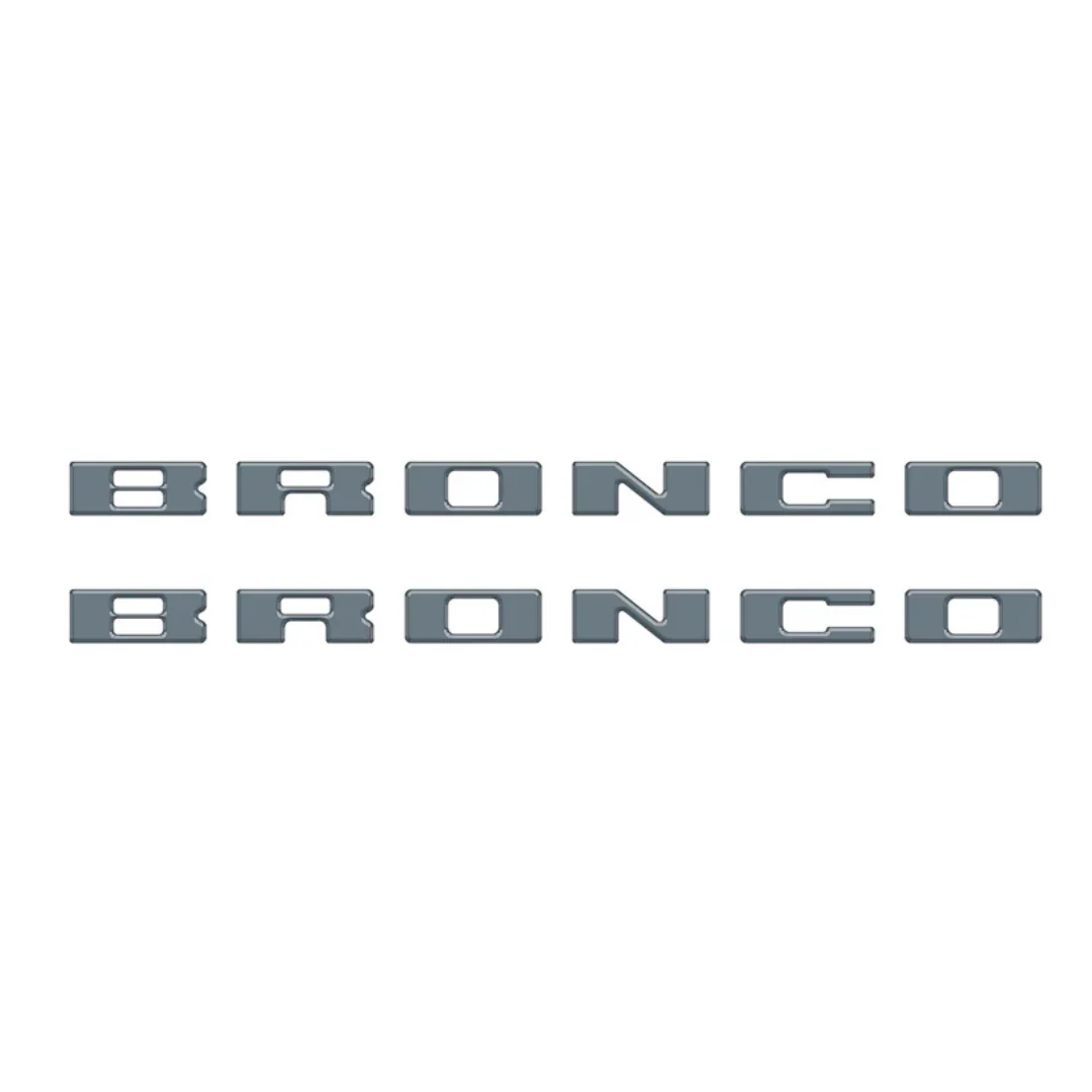Tufskinz Running Board Letter Inserts/Overlays for Ford Bronco (2021-2026) - Image 7