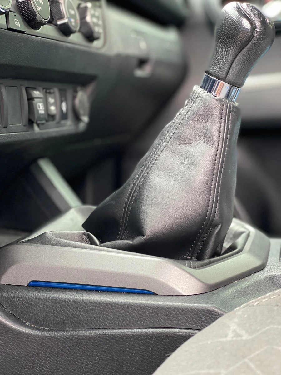 Tufskinz Side Center Console Line Inserts (Manual) for Tacoma (2016-2023) - Image 3