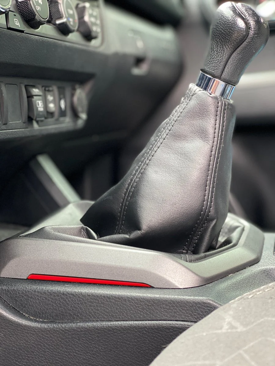 Tufskinz Side Center Console Line Inserts (Manual) for Tacoma (2016-2023) - Image 6