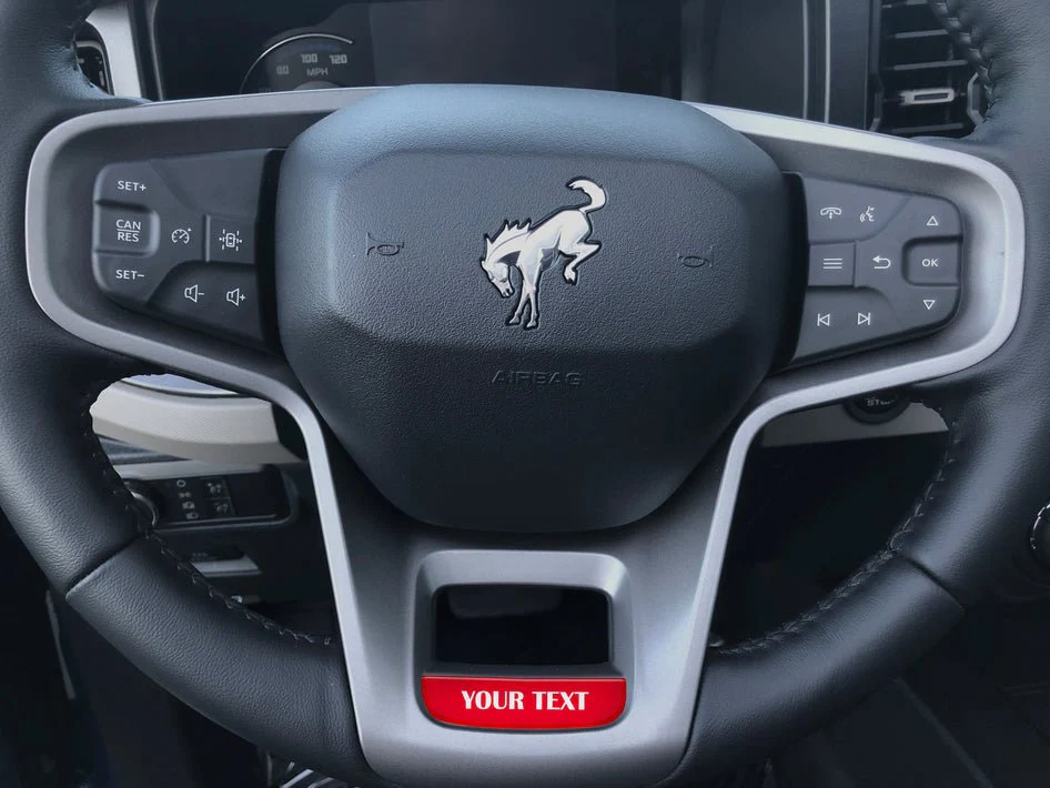 Tufskinz Steering Wheel Insert Accent Trim for Ford Bronco (2021-2024) - Image 5