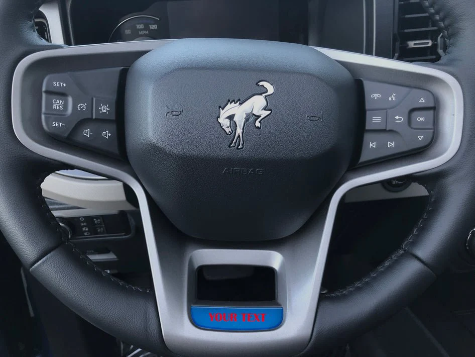 Tufskinz Steering Wheel Insert Accent Trim for Ford Bronco (2021-2024) - Image 6