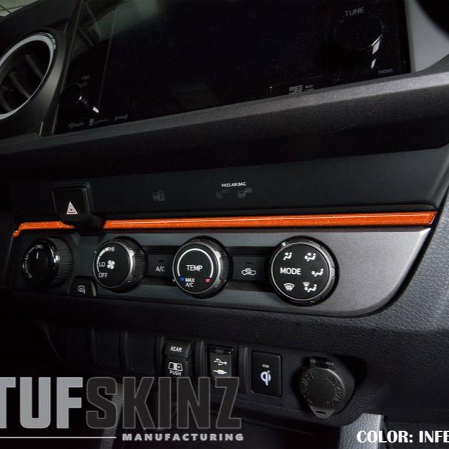 Tufskinz Strip Above Climate Control Accent Trim for Tacoma (2016-2023) - Image 26