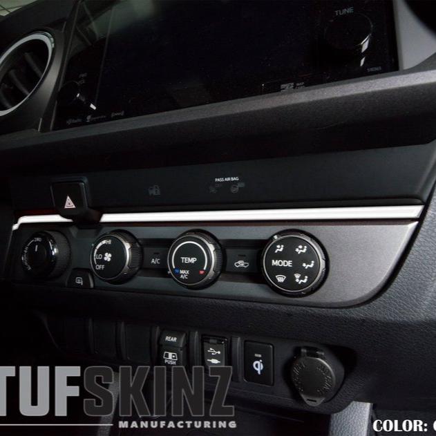 Tufskinz Strip Above Climate Control Accent Trim for Tacoma (2016-2023) - Image 30