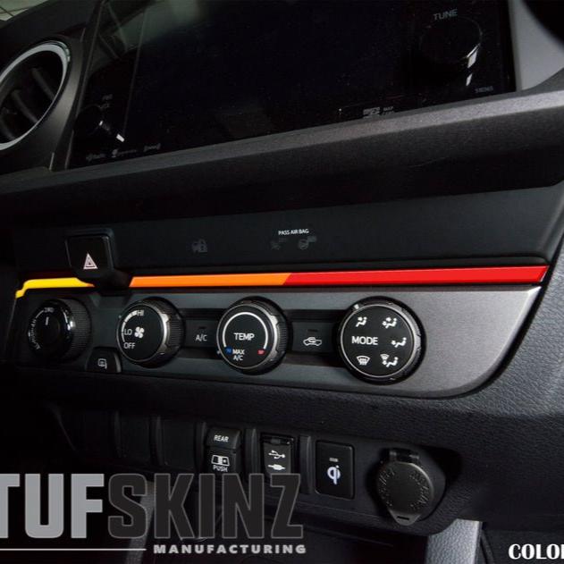 Tufskinz Strip Above Climate Control Accent Trim for Tacoma (2016-2023) - Image 42