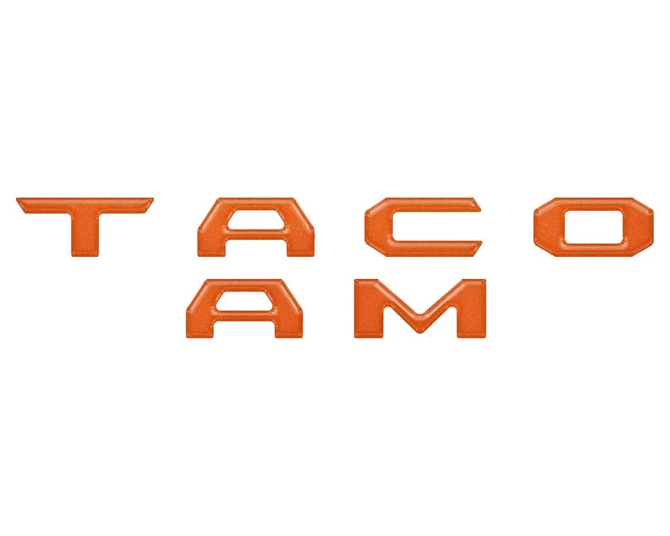 Tufskinz "TACOMA" Glove Box Letter Inserts for Tacoma (2016-2023) - Image 15