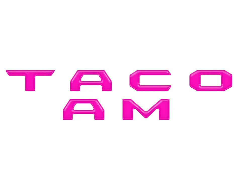 Tufskinz "TACOMA" Glove Box Letter Inserts for Tacoma (2016-2023) - Image 21
