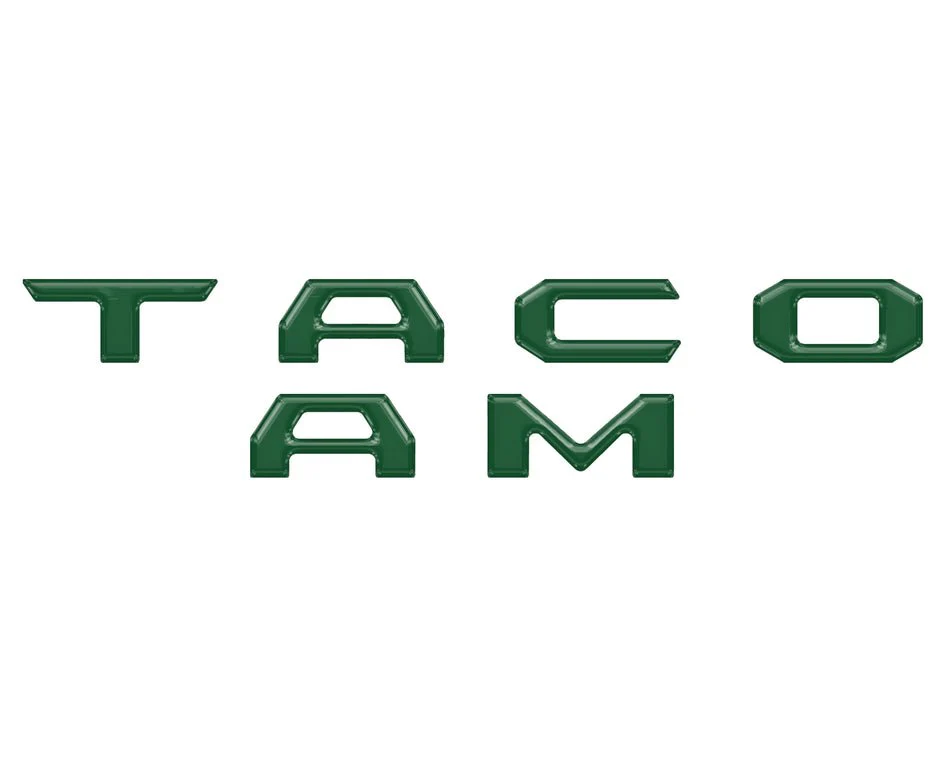 Tufskinz "TACOMA" Glove Box Letter Inserts for Tacoma (2016-2023) - Image 3