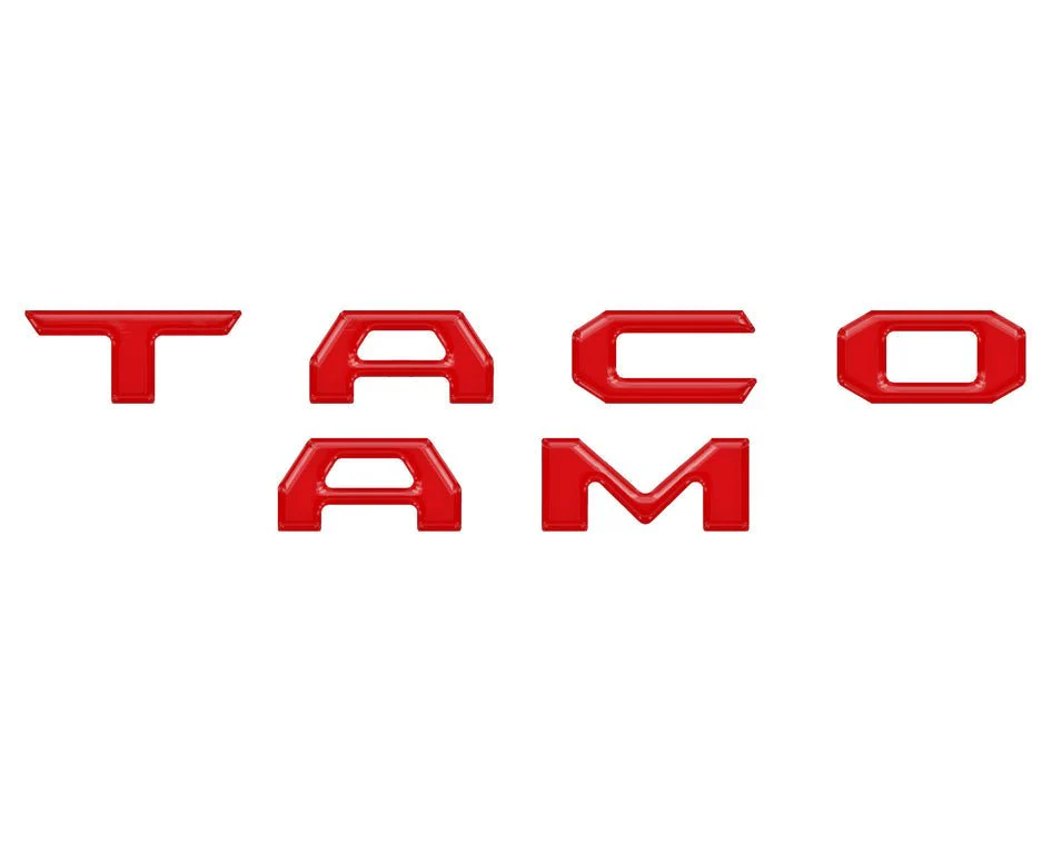 Tufskinz "TACOMA" Glove Box Letter Inserts for Tacoma (2016-2023) - Image 7