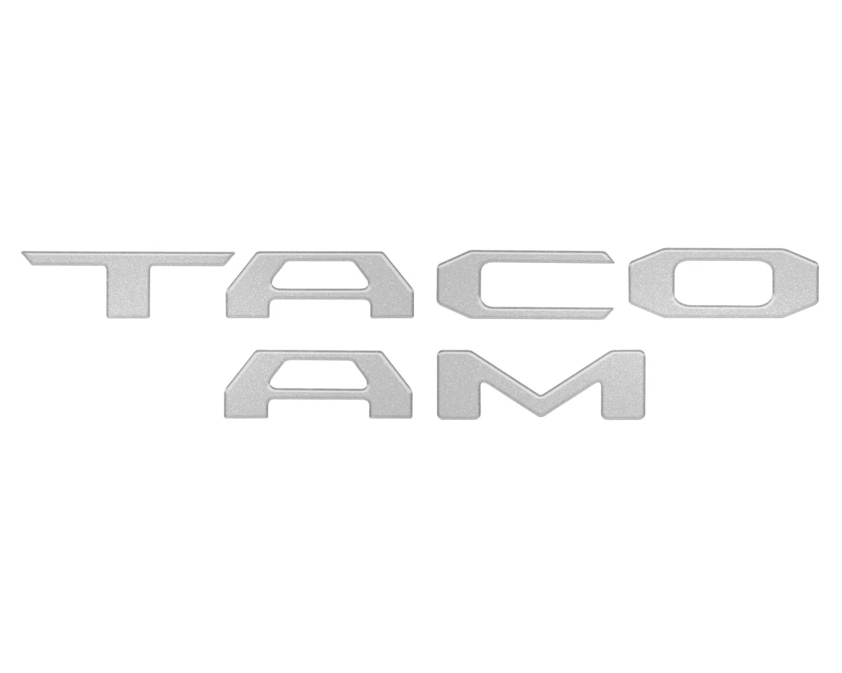 Tufskinz "TACOMA" Tailgate Letter Inserts for  Tacoma (2016-2023) - Image 12