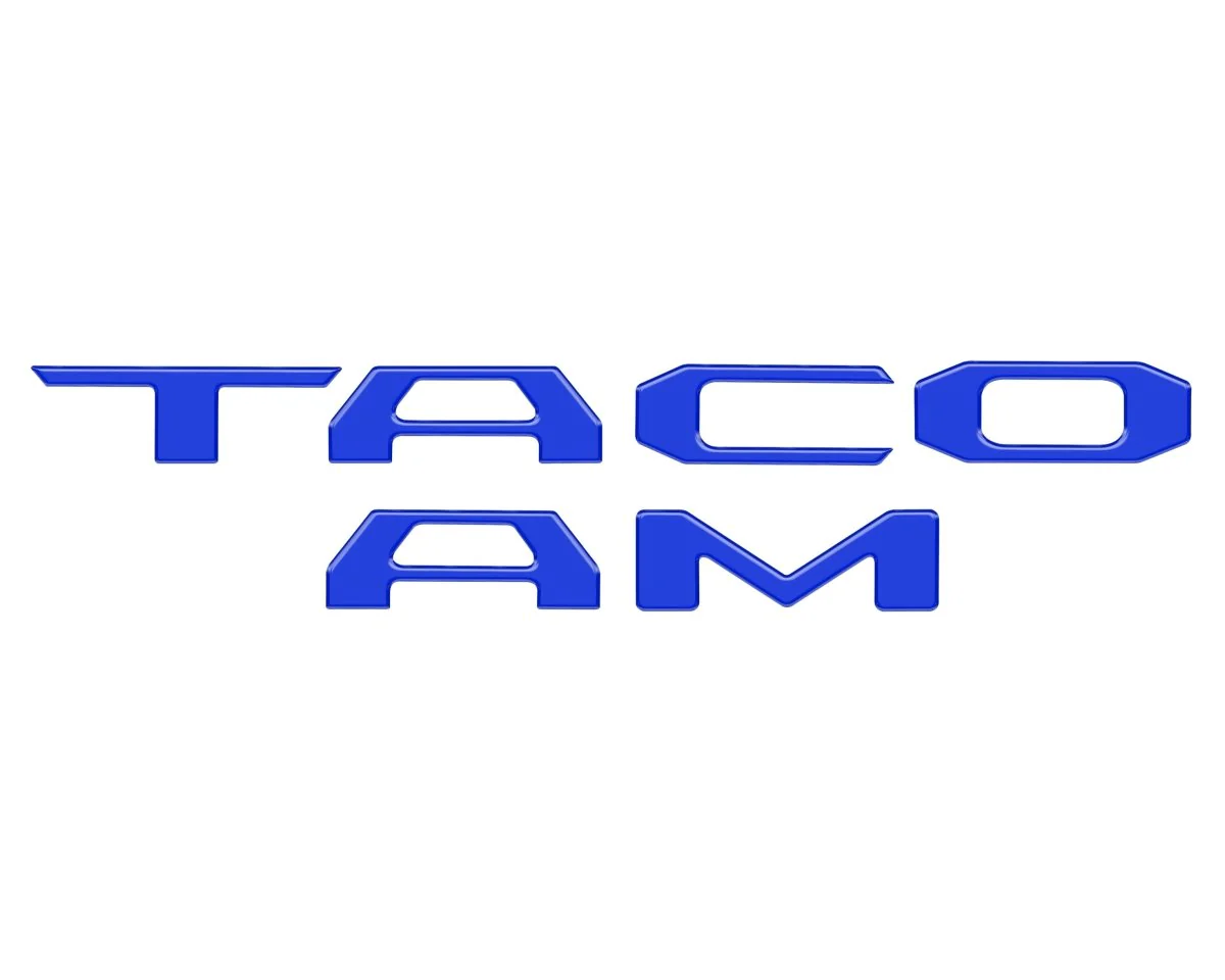 Tufskinz "TACOMA" Tailgate Letter Inserts for  Tacoma (2016-2023) - Image 13
