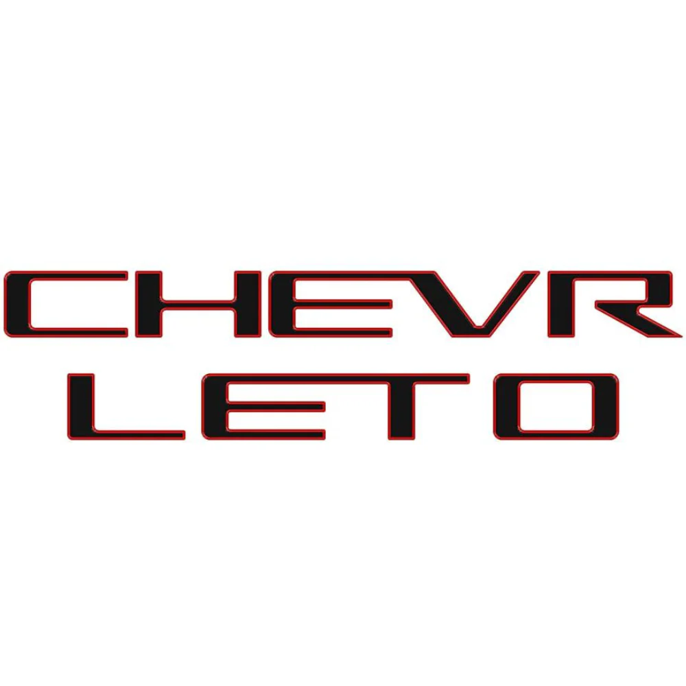 Tufskinz Tailgate Letter Inserts for Chevrolet Colorado (2023-2026) - Image 2
