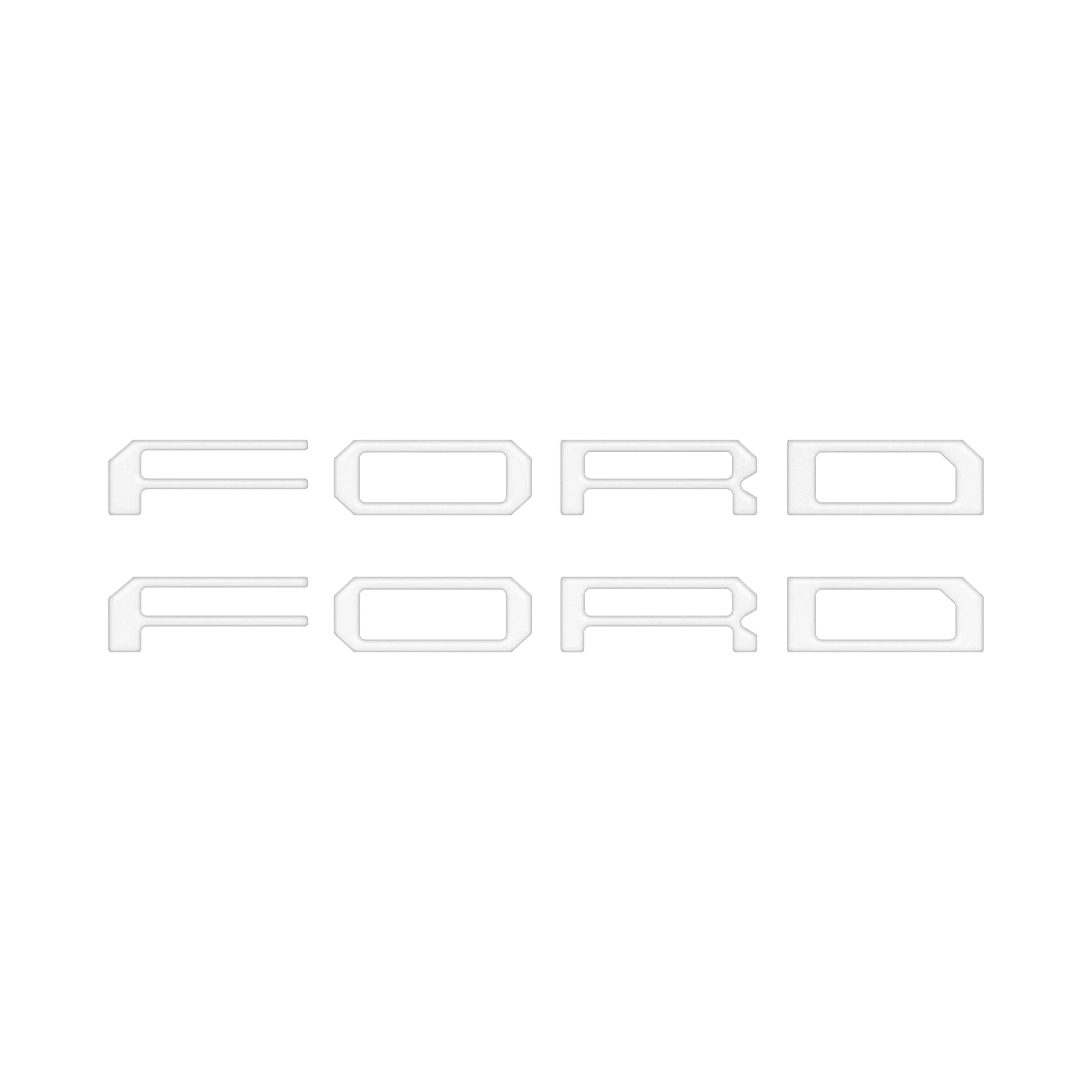 Tufskinz Tremor/Raptor Running Board Letter Inserts for Ford F-150 (2025-2026) - Image 11